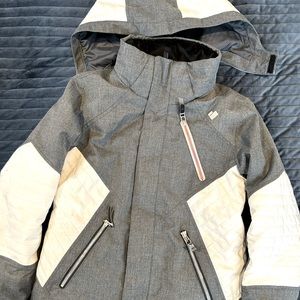 Obermeyer girls ski jacket size Large. Used 1 season.
